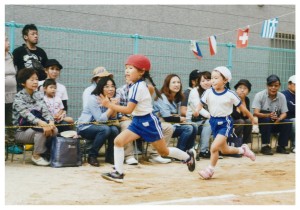 運動会リレー5歳児