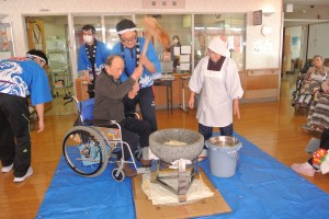 餅つき5