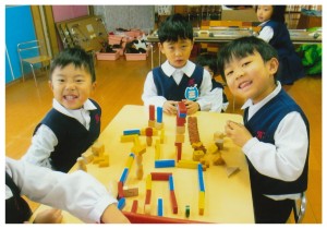 積み木遊び